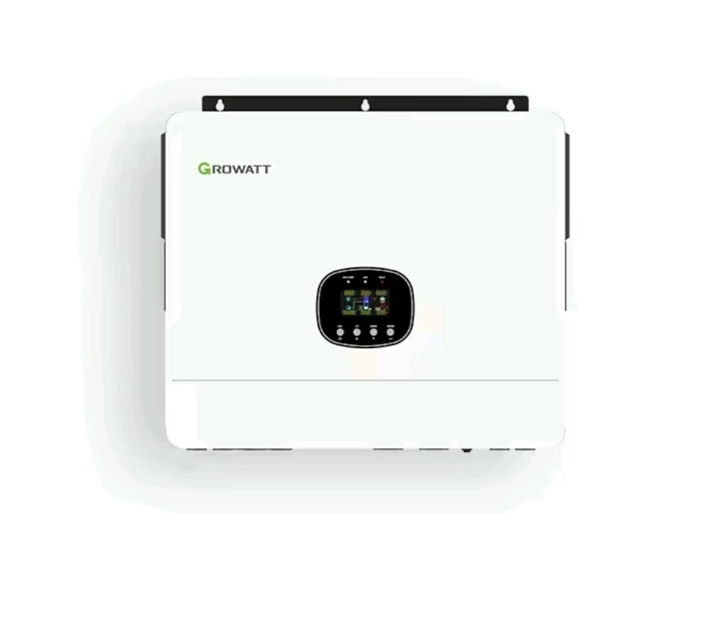 Inversor solar Growatt compacto con pantalla a color